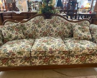 Empire Style Floral Sofa