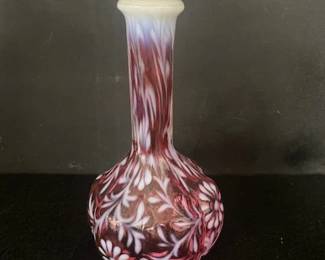 Fenton Daisy & Fern Barber Bottle