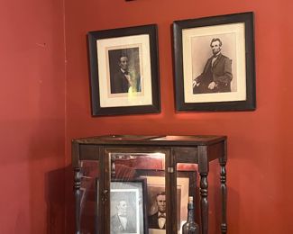 Lots of dedication of Abraham Lincoln. Great grandpa worked with him.