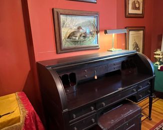 Antique roll top desk