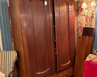 Walnut knock down wardrobe
