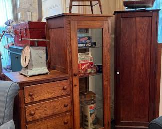 VINTAGE CABINETS AND CHESTS