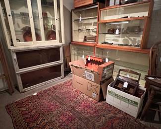 RUGS, DISPLAY CABINETS