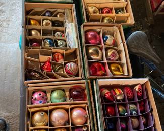 Unique collection of vintage Christmas Decor