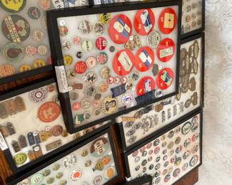 Buttons both political and others