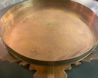 LARGE BRASS TRAY
