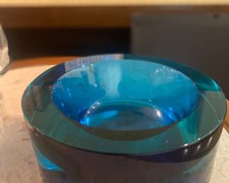 BLUE GLASS BOWL