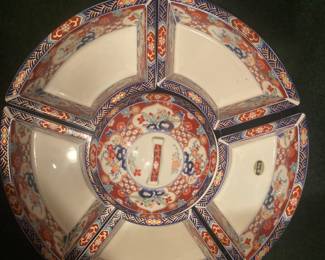 JAPAN LAZY SUSAN CRUDITE ND DIP SERVER