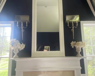 STUNNING TALL WHITE MIRROR