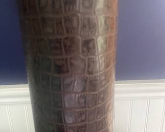 FAUX CROC LAMP