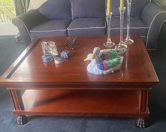 SOFA AND RALPH LAUREN COFFEE TABLE