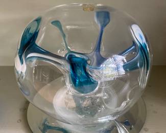 PETER BRAMHALL GLASS SPHERE 