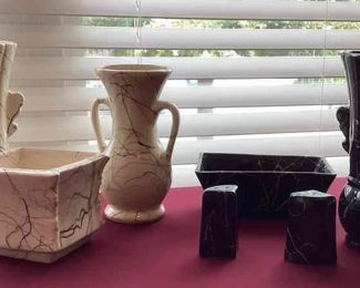 Black White Ceramic Pottery
