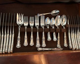 Gotham sterling “Buttercup” service for 12 (plus extras)