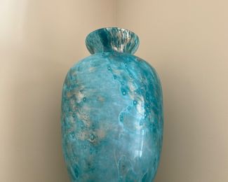 tall Murano glass vase