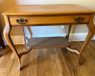 antique oak writing table