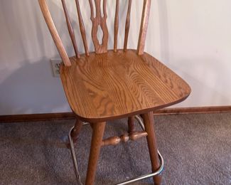 Dark Oak Counter Bar Stool