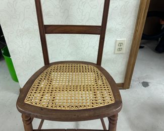 Caned chair