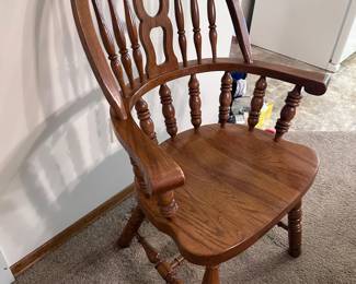 Wood Dining Arm Chair