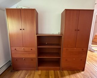 Modular Storage Units,  (3) Pieces 