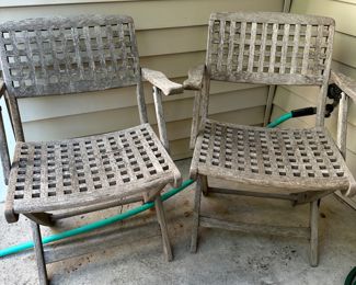 Foldable Teak Chairs