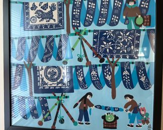 Framed Oriental Print 