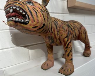 Wood Tiger Carving
