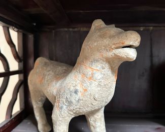 Ceramic Dog Statue