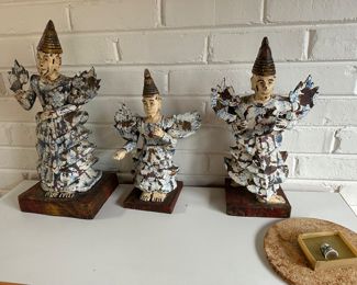 Set of Indonesian Statues