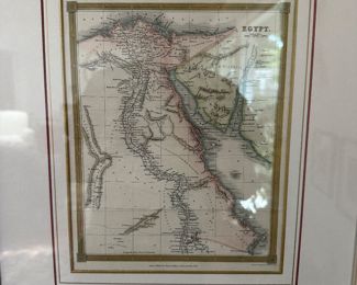 Framed Map 