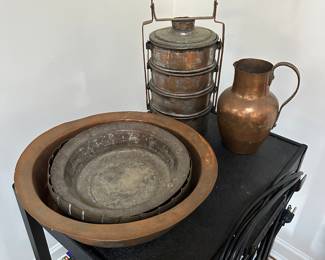 Copper Bowls and Vessels