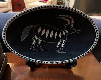 Pottery Bowl, Signed 