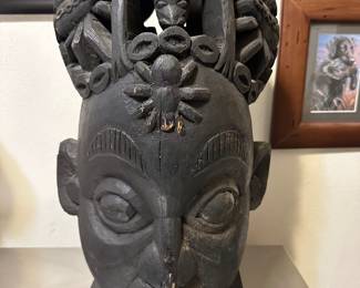 African Mask Sculpture