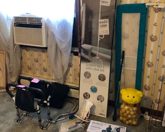  NIB Security Pole and Curve Grab Bar, NIB Early Alert Bed Alarm System, Couch Pull Up Bars (2)