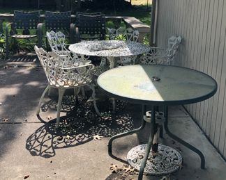 Wrought Iron Patio Table and Chairs