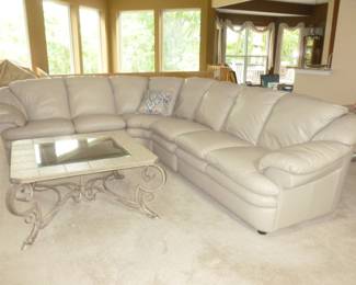 Leather Sectional in great condition