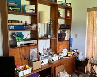 Loads of sewing supplies and fabric, office supplies and more