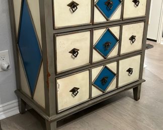 Wood/painted cabinet w/ drawers