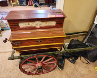 Antique Toy Piano from Spain - All you need is a monkey!