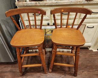 Pair of Child's Youth Chairs
