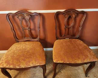 2 of the 8 Chairs that go to dining table