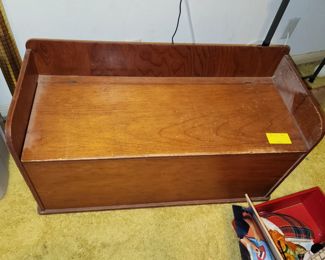 Antique Wooden Toy Box