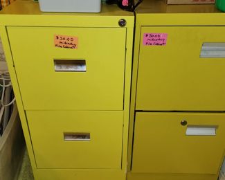 2 Midcentury File Cabinets - I dont see these to often.