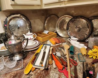 Silver Trays - Utensils