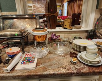 Kitchen Misc. - Copper - Silver Trays