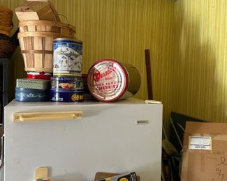 Freezer.. baskets.. Cans