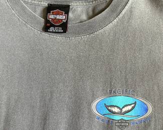 Vintage 1999 Harley Davidson Pacific Maui Hawaii Graphic Tee 2XL