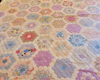 Handmade patterned quilts