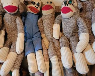 Huge SOCK MONKEY family :)