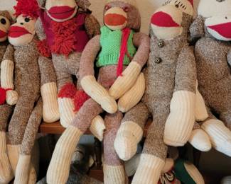 Huge SOCK MONKEY family :)
